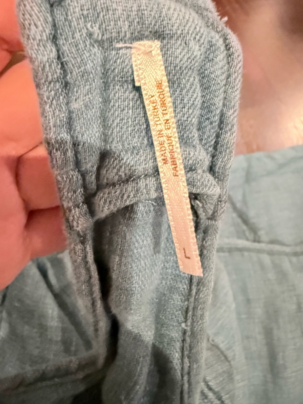 Free People Blue Cotton Overalls Jumpsuit Romper Jeans Denim We The Free - Picture 7 of 8